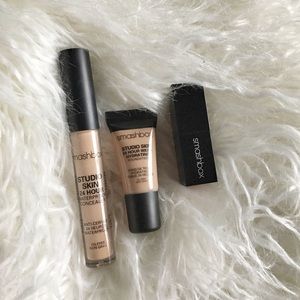 Smashbox: foundation, concealer, and lipstick